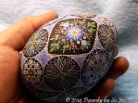 WIP Ukrainian Easter Egg Batik Art Pysanky By So Jeo : pysanky pysanka ukrainian easter egg batik art sojeo flowers circles medallions rose pussy willows vines leaves